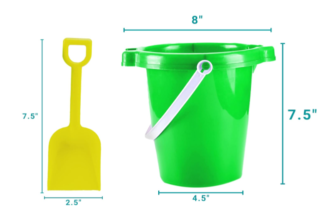 Beach Buckets & Shovels