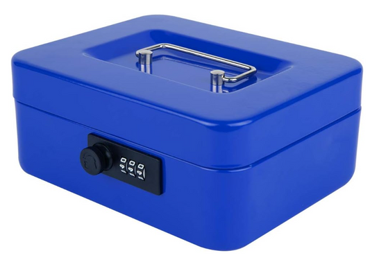 Metal Lock Box (Blue)
