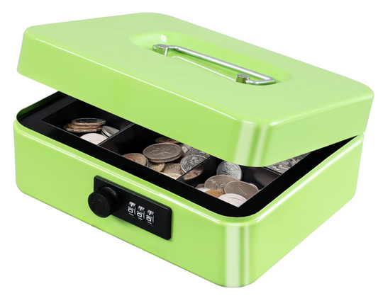Metal Lock Box (Green)